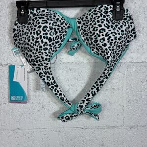 Coco Reef Women's Verso Reversible Twist-Front Bikini Top - Jasper 32/34DD